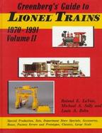 Greenberg's Guide to Lionel Trains, 1970-1991 cover
