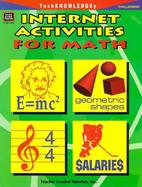 Internet Activities for Math cover