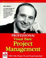 Professional Visual Basic Project Management cover