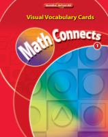Math Connects, Grade 1, Visual Vocabulary Cards cover