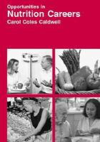 Opportunities in Nutrition Careers, Revised Edition cover