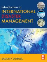 Introduction to International Disaster Management cover
