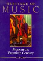 Heritage of Music: Music in the Twentieth Century cover
