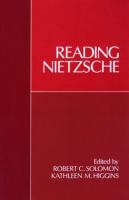 Reading Nietzsche cover