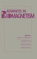 Advances in Biomagnetism cover