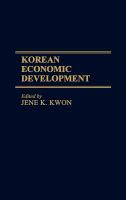 Korean Economic Development cover