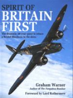 Spiriti of Britain's First cover