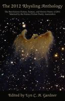 The 2012 Rhysling Anthology cover