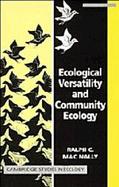 Ecological Versatility and Community Ecology cover