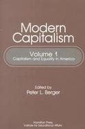 Capitalism and Equality in America (volume1) cover