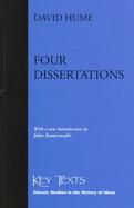 Four Dissertations: 1757 cover