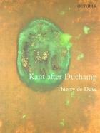 Kant After Duchamp cover