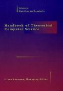 Handbook of Theoretical Computer Science (volumeA) cover