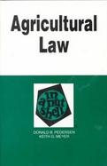 Agricultural Law in a Nutshell cover