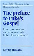 Preface to Lukes Gospel Literary cover