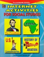Internet Activities for Social Studies cover