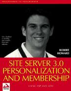 Professional Site Server 3.0 Personalization and Membership cover