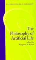 The Philosophy of Artificial Life cover