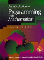 An Introduction to Programming with Mathematica (R) cover