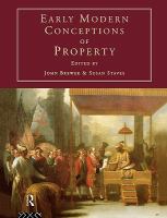 Early Modern Conceptions of Property cover