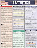 Statistics Laminated Reference Guide cover