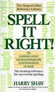 Spell It Right! cover