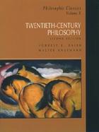 Philosophic Classics, Volume V: Twentieth Century Philosophy cover