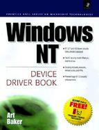 The Windows NT Device Driver Book: A Guide for Programmers with CDROM cover