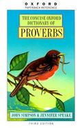 The Concise Oxford Dictionary of Proverbs cover