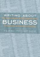 Writing About Business The New Knight-Bagehot Guide to Economics and Business Journalism cover