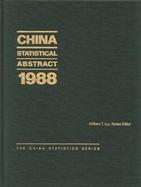 China Statistical Abstract 1988 cover