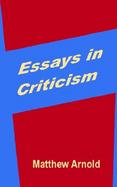Essays in Criticism cover