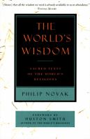 Ebk World's Wisdom: Sacred Texts Of The World's Religions cover