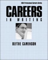 Careers in Writing cover