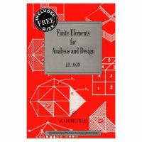 Finite Elements for Analysis and Design cover