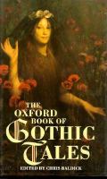 The Oxford Book of Gothic Tales cover