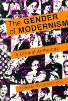 The Gender of Modernism: A Critical Anthology cover