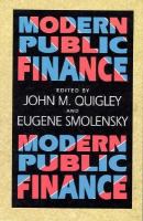 Modern Public Finance cover