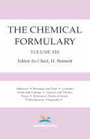 The Chemical Formulary, Volume 19 : Volume 19 cover