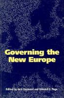 Governing the New Europe cover