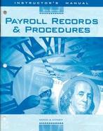 Payroll Records & Procedures Instructor's Manual cover