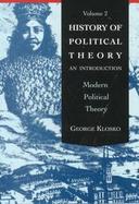 History of Political Theory An Introduction  Modern Political Theory (volume2) cover