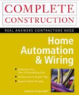 Home Automation and Wiring cover