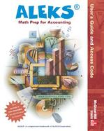 ALEKS for Math Prep for Accounting User's Guide and Access Code (Stand Alone) cover