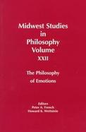 Midwest Studies in Philosophy Philosophy of Emotions (volume22) cover