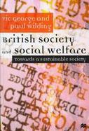 British Society and Social Welfare Towards a Sustainable Society cover