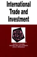 International Trade and Investment in a Nutshell cover