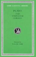 Plato Lysis Symposium Gorgias cover
