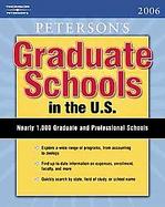 Peterson's Graduate Schools In The U.S. 2006 cover
