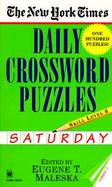 The New York Times Daily Crossword Puzzles Saturday Level 6 (volume1) cover